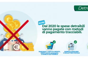 Detraibilità Spese 2020 solo con pagamenti tracciabili