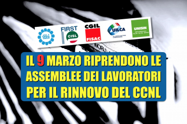 Il 9 Marzo Riprendono Le Assemblee Per Approvazione Rinnovo CCNL ABI