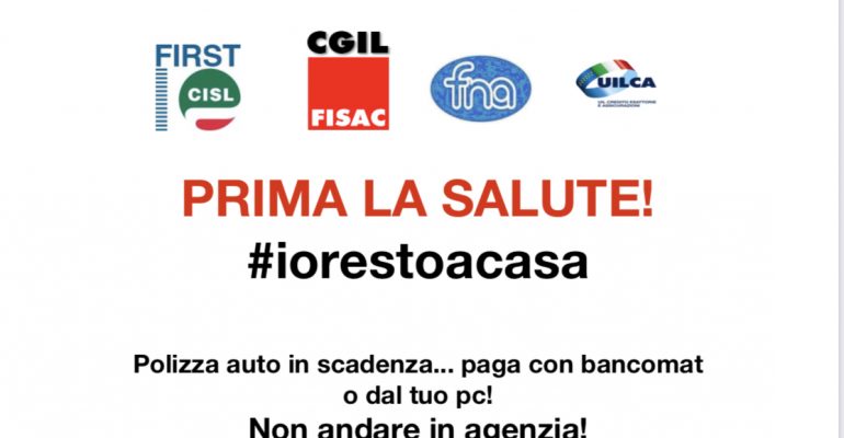 Appalto: Prima la salute