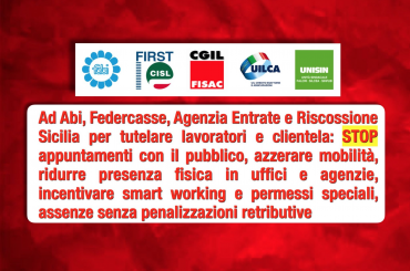 Coronavirus, Sindacati: In banca per garantire solo servizio pubblico essenziale