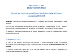 Emergenza Covid-19: Decreto Cura Italia