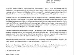 Lettera Unitaria Al Ministro Dell’Interno