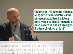 Colombani, il governo sbaglia, le agenzie delle banche vanno chiuse al pubblico