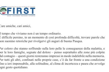 Lettera Del Segretario Generale First Cisl