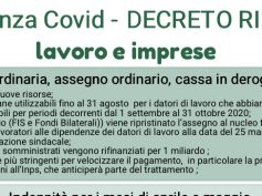 Cisl: Il volantino sul Decreto Rilancio