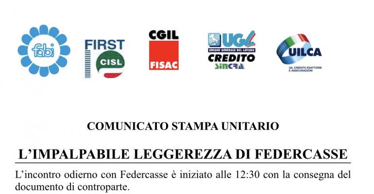 BCC comunicato unitario del 27 05 2020