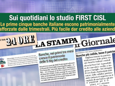 Studio First Cisl big five, dai giornali, tengono ricavi si contraggono i costi