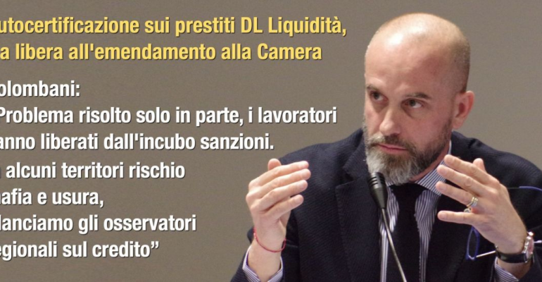 Banche, bene l’autocertificazione ma serve lo scudo penale per i lavoratori