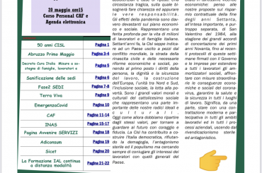 Newsletter Maggio 2020 Servizi Cisl