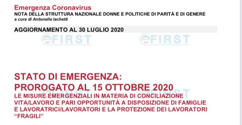 Proroga Stato Di Emergenza: tutte le misure emergenzali