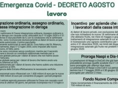 Emergenza Covid: Decreto Agosto