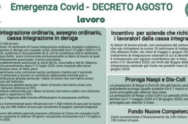 Emergenza Covid: Decreto Agosto