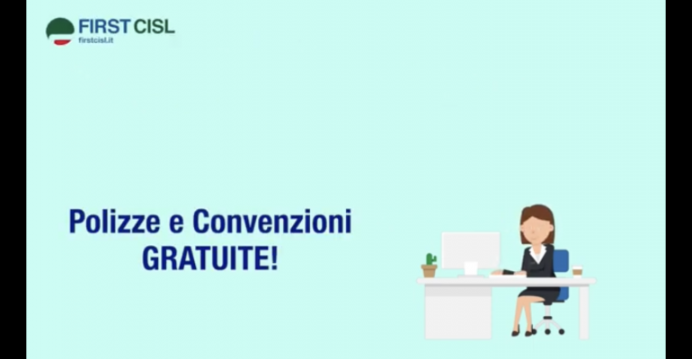 Polizze RC Cassieri e Professionale 2021 e servizi gratuiti per gli iscritti First Cisl