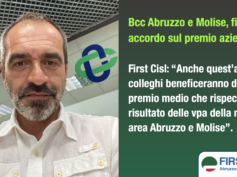 Bcc Abruzzo e Molise, firmato accordo sul premio aziendale