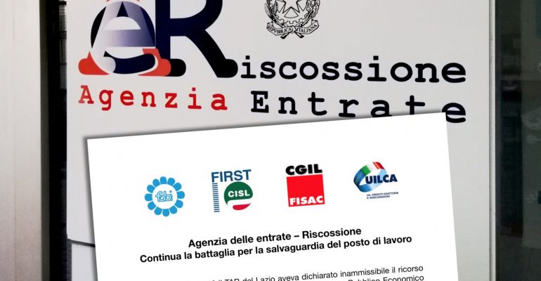 Riscossione tributi, continua la battaglia per la salvaguardia del posto di lavoro