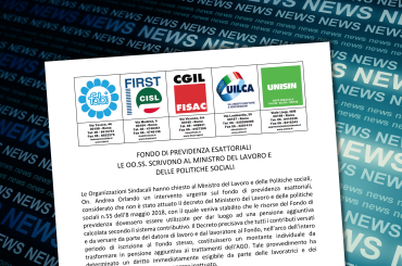 Fondo di previdenza esattoriali, i sindacati scrivono al Ministro del Lavoro