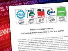 Rinnovato il Ccnl dei dirigenti di AdeR ed Equitalia Giustizia