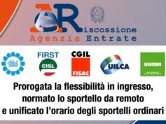 Ader, prorogata la flessibilità in ingresso, normato lo sportello da remoto e unificato l’orario degli sportelli ordinari