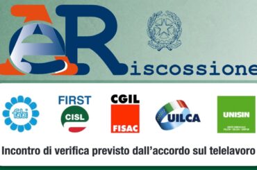 Incontro di verifica previsto dall’accordo sul telelavoro