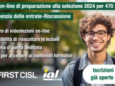 Assunzioni in Agenzia delle entrate-Riscossione, il corso di preparazione alla selezione a cura di First Cisl e Ial
