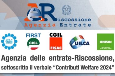Sottoscritto il verbale di accordo “Contributi welfare 2024”