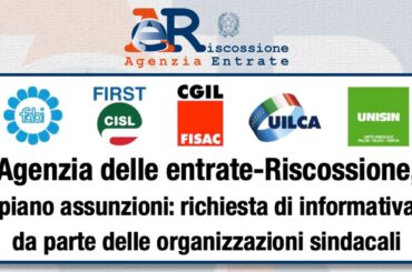Piano assunzioni: richiesta di informativa da parte delle organizzazioni sindacali