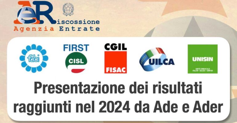 Presentazione dei risultati raggiunti nel 2024 da Agenzia delle Entrate e Agenzia delle entrate-Riscossione