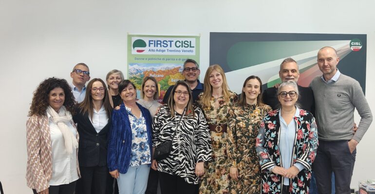 Al via il percorso formativo di First Cisl Alto Adige Trentino Veneto sulla parità di genere