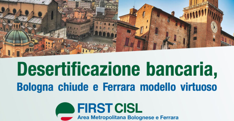 Desertificazione bancaria: Bologna affronta le chiusure, Ferrara emerge come modello virtuoso