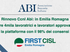 Rinnovo Ccnl Abi: in Emilia Romagna oltre 4mila lavoratrici e lavoratori approvano la piattaforma con il 98% dei consensi