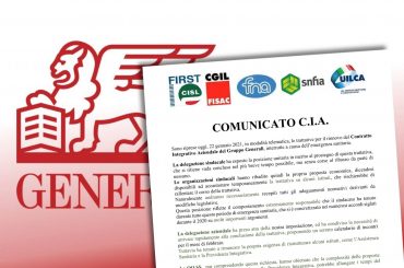 Generali, riprese le trattative per il rinnovo del contratto integrativo