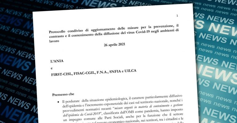 Assicurativi, accordo con Ania per vaccinazione in azienda
