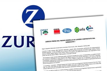 Zurich sospende piano riorganizzazione e chiusura sedi italiane, First Cisl, grande successo del sindacato e dei lavoratori