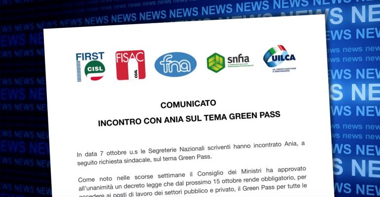 Incontro con Ania sul tema green pass