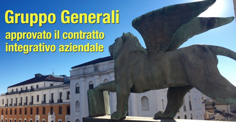 Gruppo Generali, approvato il contratto integrativo aziendale