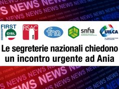 Le segreterie nazionali chiedono un incontro urgente ad Ania