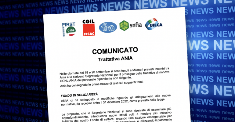 Ania, ripresa la trattativa per il rinnovo del contratto collettivo