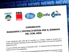 Raggiunta l’ipotesi d’intesa per il rinnovo del Ccnl Ania. Il comunicato delle segreterie nazionali