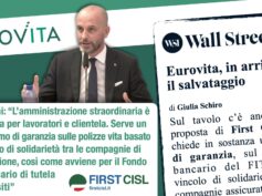 Eurovita, Wall Street Italia riprende la proposta di First Cisl per un fondo di garanzia