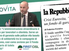 Crisi Eurovita, “ora un fondo di garanzia”, anche su Repubblica la proposta di First Cisl