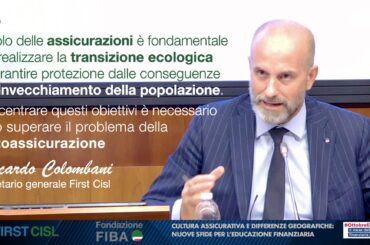 Assicurazioni, Colombani: funzione sociale fondamentale, puntare di più su ramo Danni