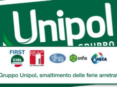 Gruppo Unipol, fruizione delle ferie arretrate