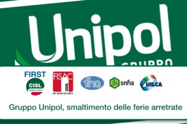 Gruppo Unipol, fruizione delle ferie arretrate