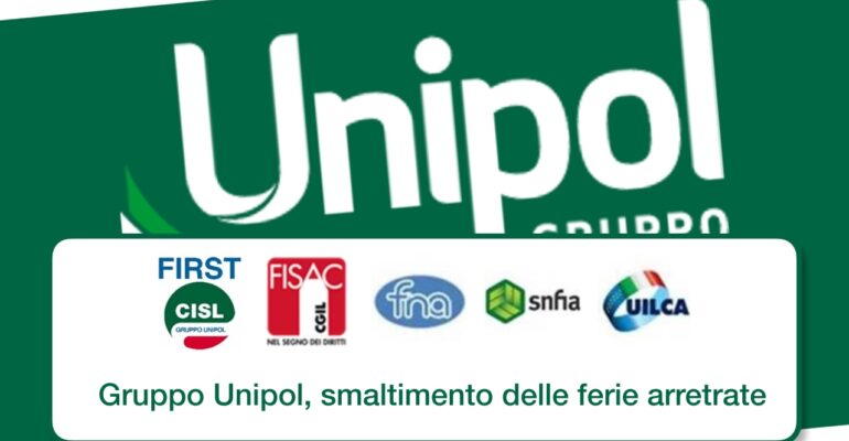 Gruppo Unipol, fruizione delle ferie arretrate