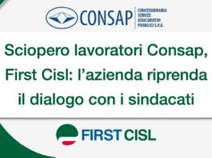 Sciopero in Consap, First Cisl: l’azienda riprenda il dialogo con i sindacati