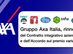 Gruppo Axa Italia, rinnovo del Contratto integrativo e dell’Accordo sul premio variabile