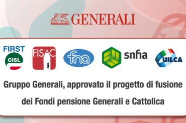 Gruppo Generali, approvato il progetto di fusione dei Fondi pensione Generali e Cattolica