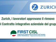Zurich, i lavoratori approvano il rinnovo del Contratto integrativo aziendale