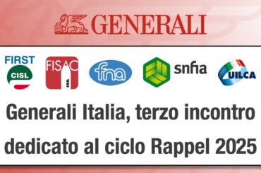 Generali Italia, terzo incontro per i produttori relativo al ciclo Rappel 2025