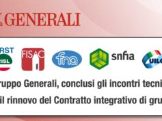 Gruppo Generali, conclusi gli incontri tecnici per il rinnovo del Contratto integrativo di gruppo